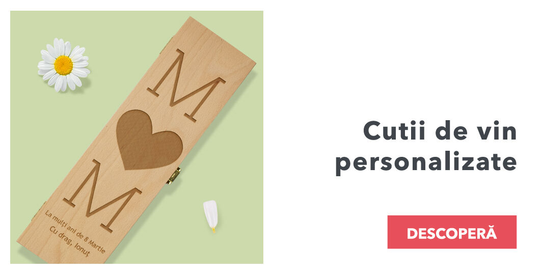 Személyre szabott borosdobozok március 8-ra