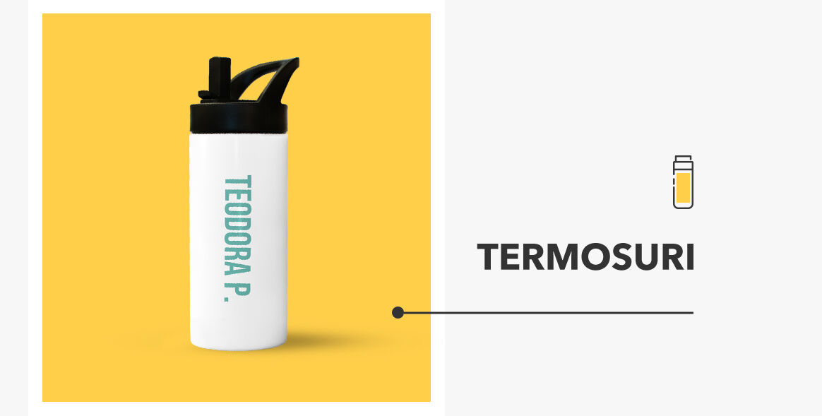 Személyre szabott termoszok