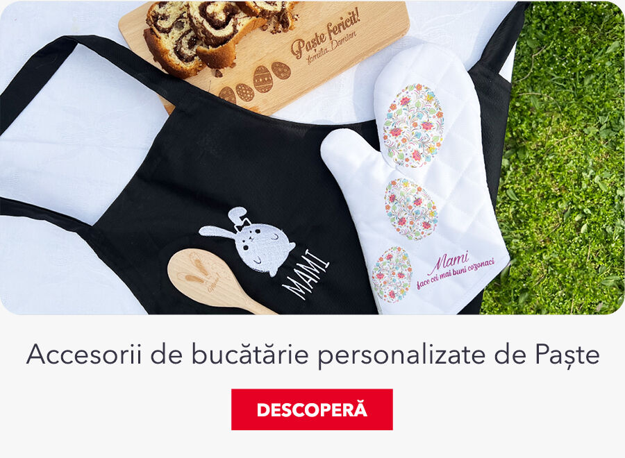 Accesorii de bucătărie personalizate de Paște
