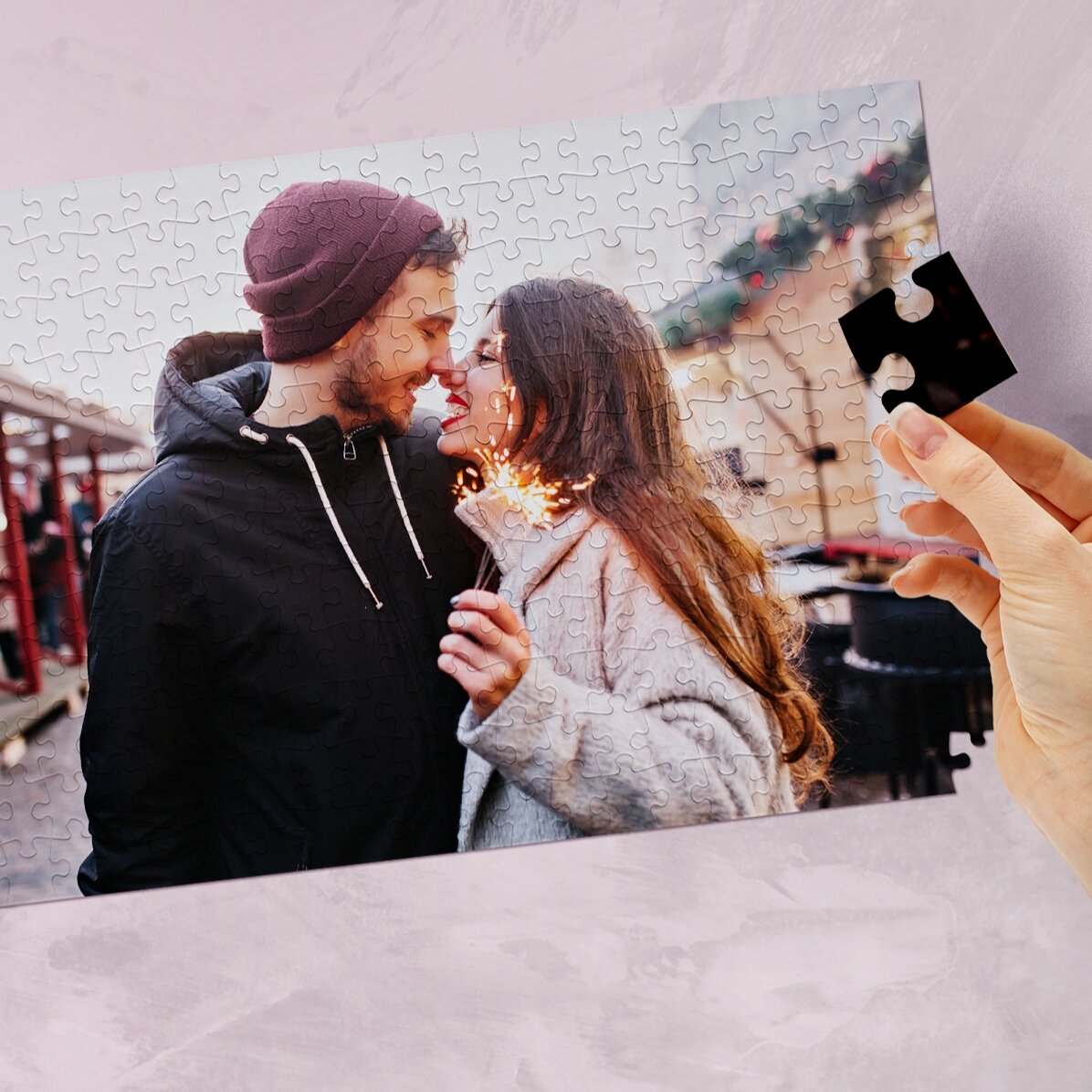 Puzzle personalizat cu o poză 36x24 cm