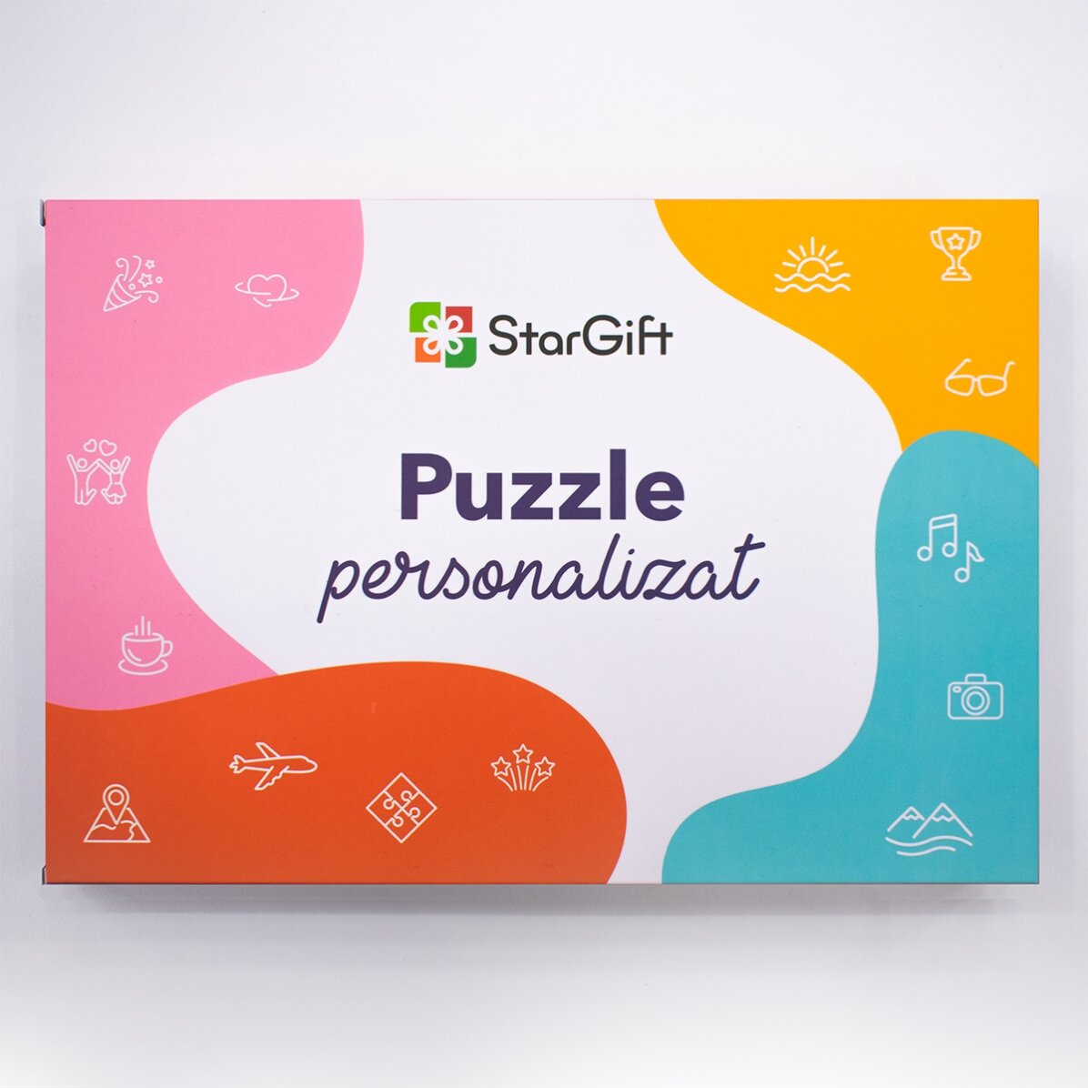 Puzzle personalizat cu text 24x19 cm - Mesaj ascuns