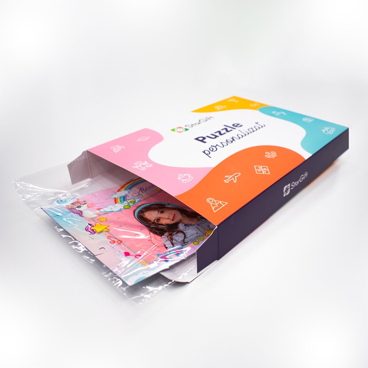 Puzzle personalizat cu text 24x19 cm - Mesaj ascuns