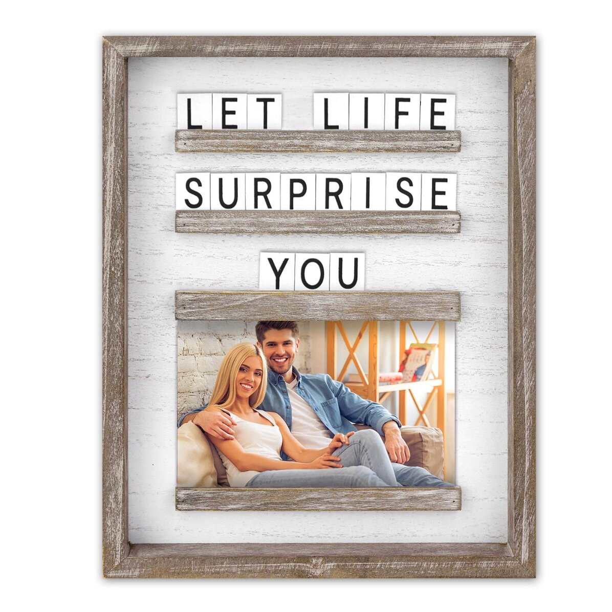 Ramă foto cu mesaj și poză 23x29 cm