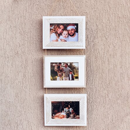 Ramă foto cu 3 poze 10x15 cm