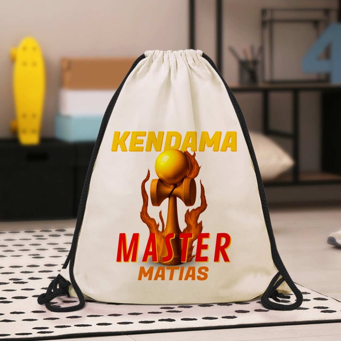 Rucsac personalizat cu nume - Kendama Master
