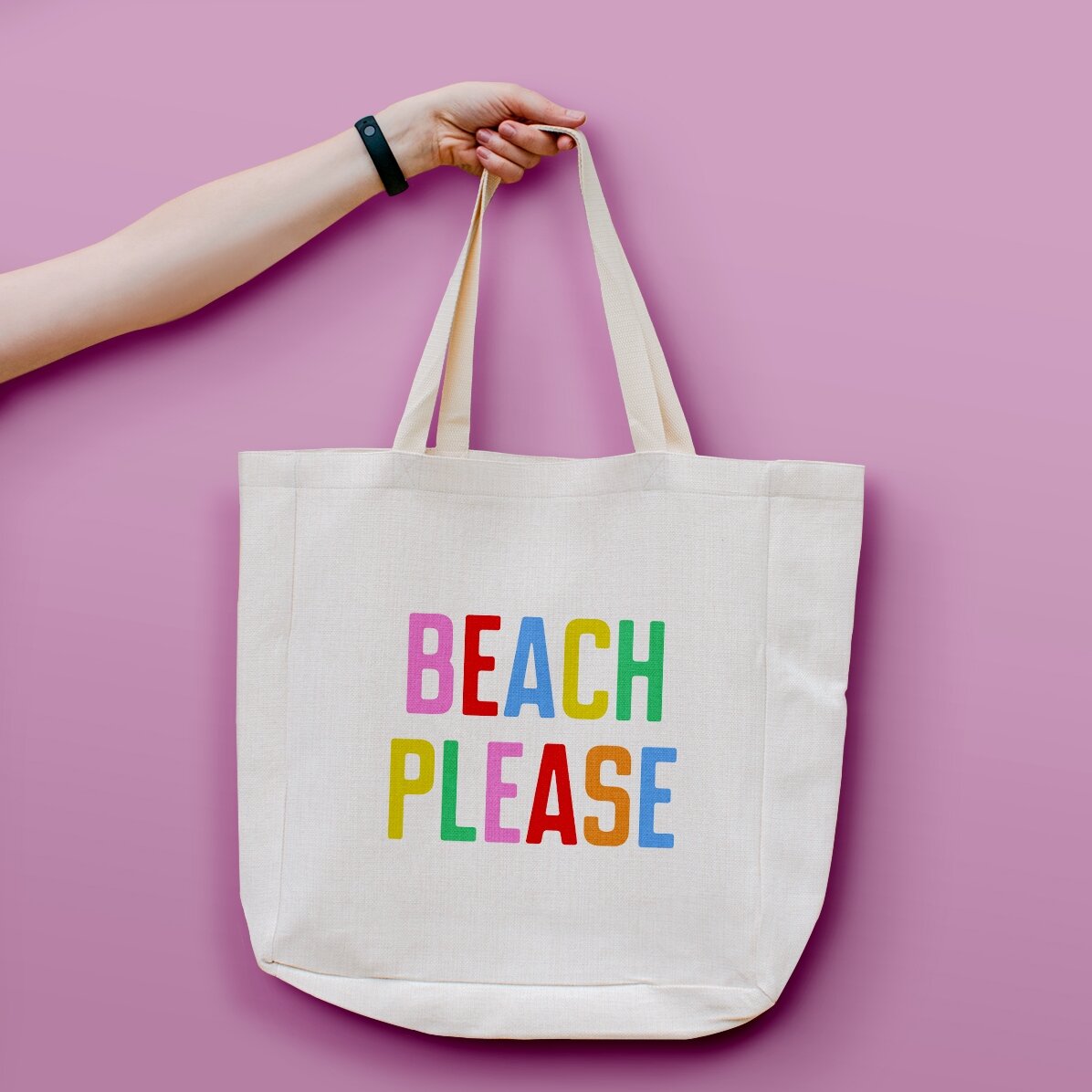 Sacoșă personalizată - Beach please