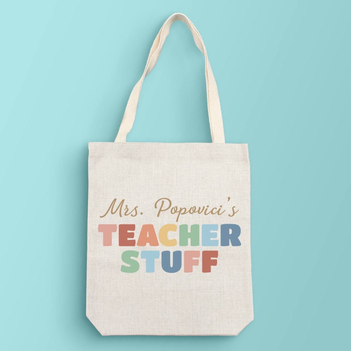 Sacoșă personalizată cu text - Teacher