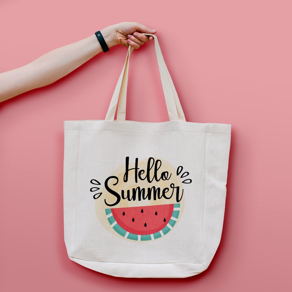 Sacoșă personalizată - Hello, summer