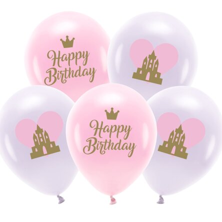 Set 5 baloane - Birthday Pink 