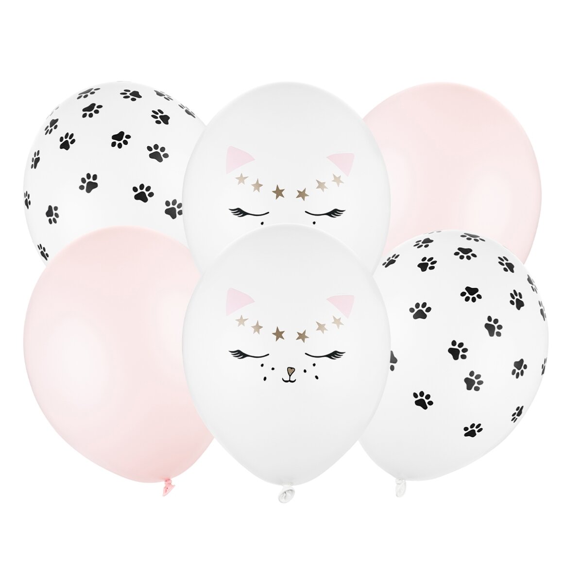 Set 6 baloane mix - Pisicuțe