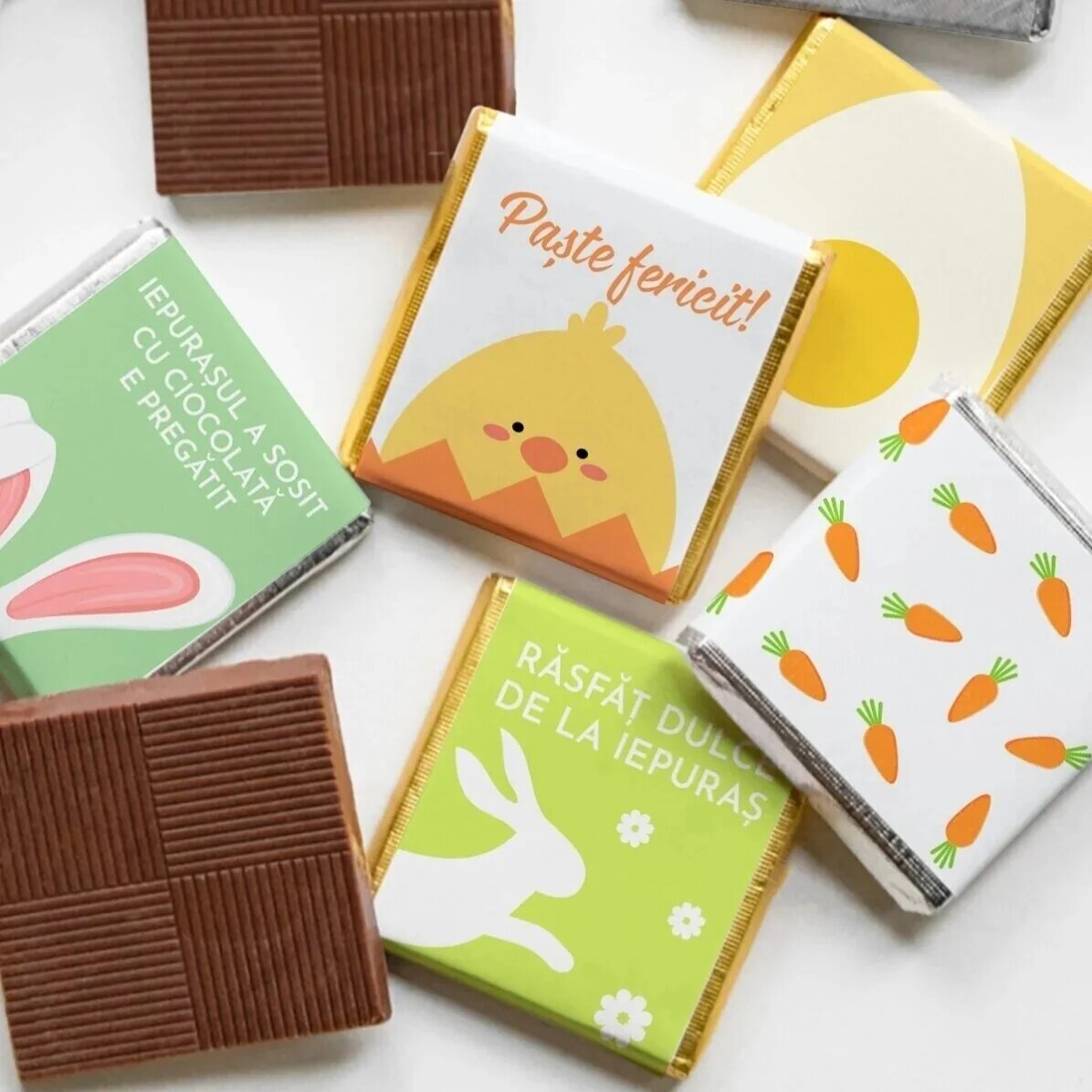 Személyre szabott vállalati ajándékkészlet logóval - Boldog húsvétot!