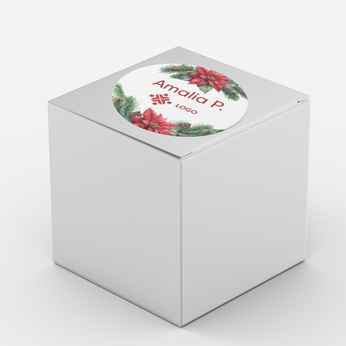 Személyre szabott karácsonyi ajándékkészlet logóval és üzenettel – Christmas