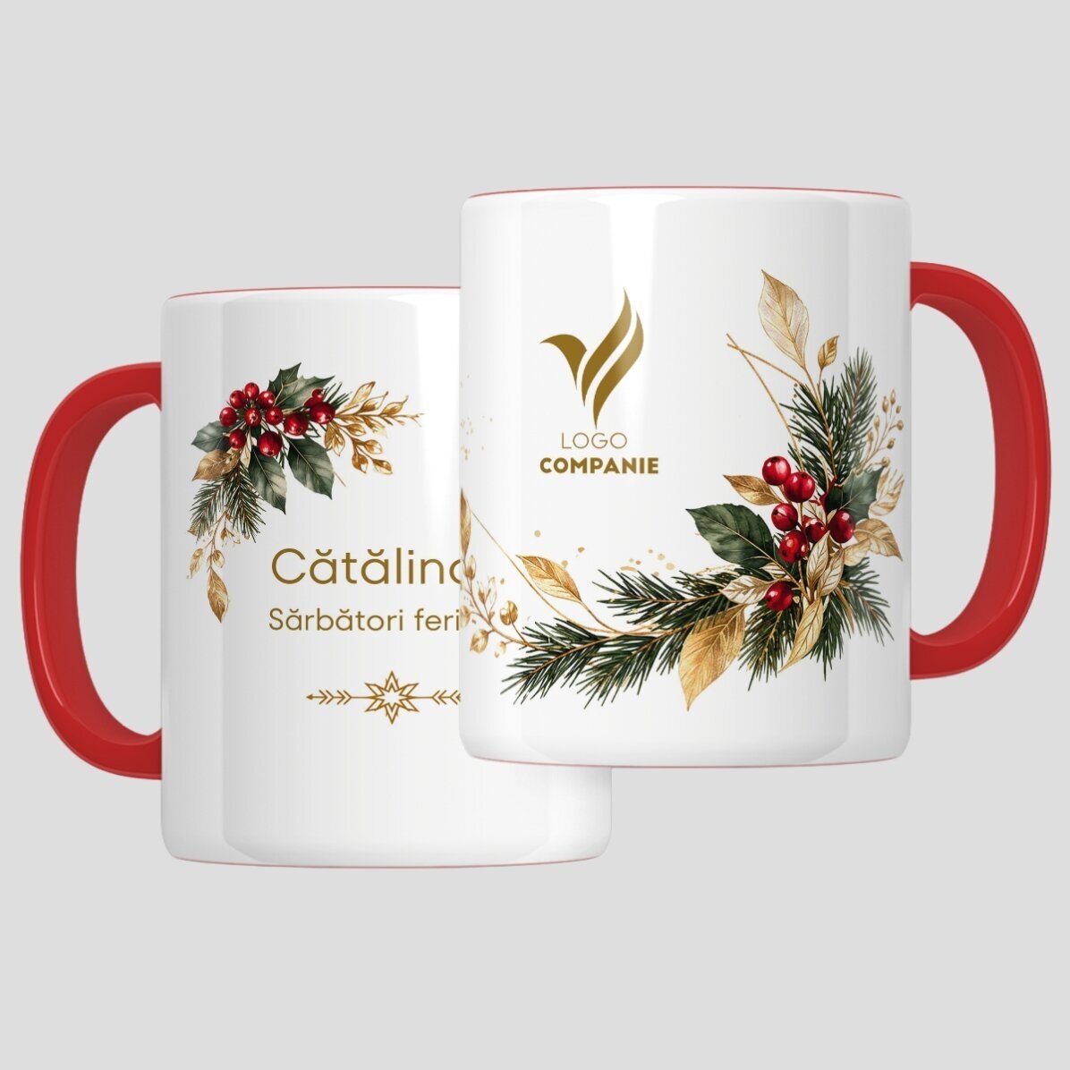 Logóval és szöveggel személyre szabott karácsonyi ajándékkészlet – Festiv