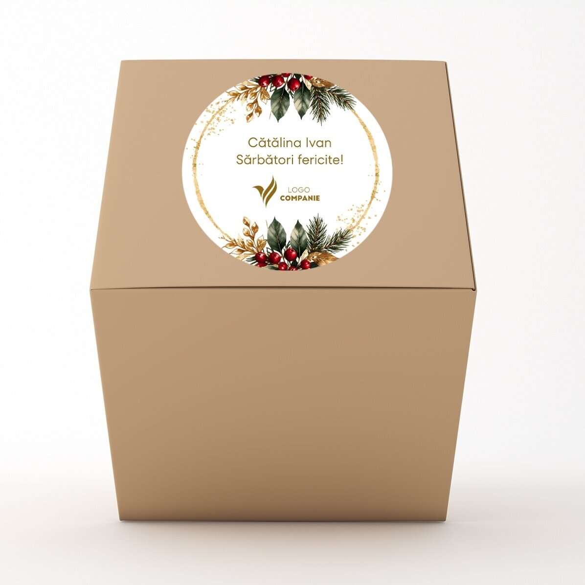 Logóval és szöveggel személyre szabott karácsonyi ajándékkészlet – Festiv