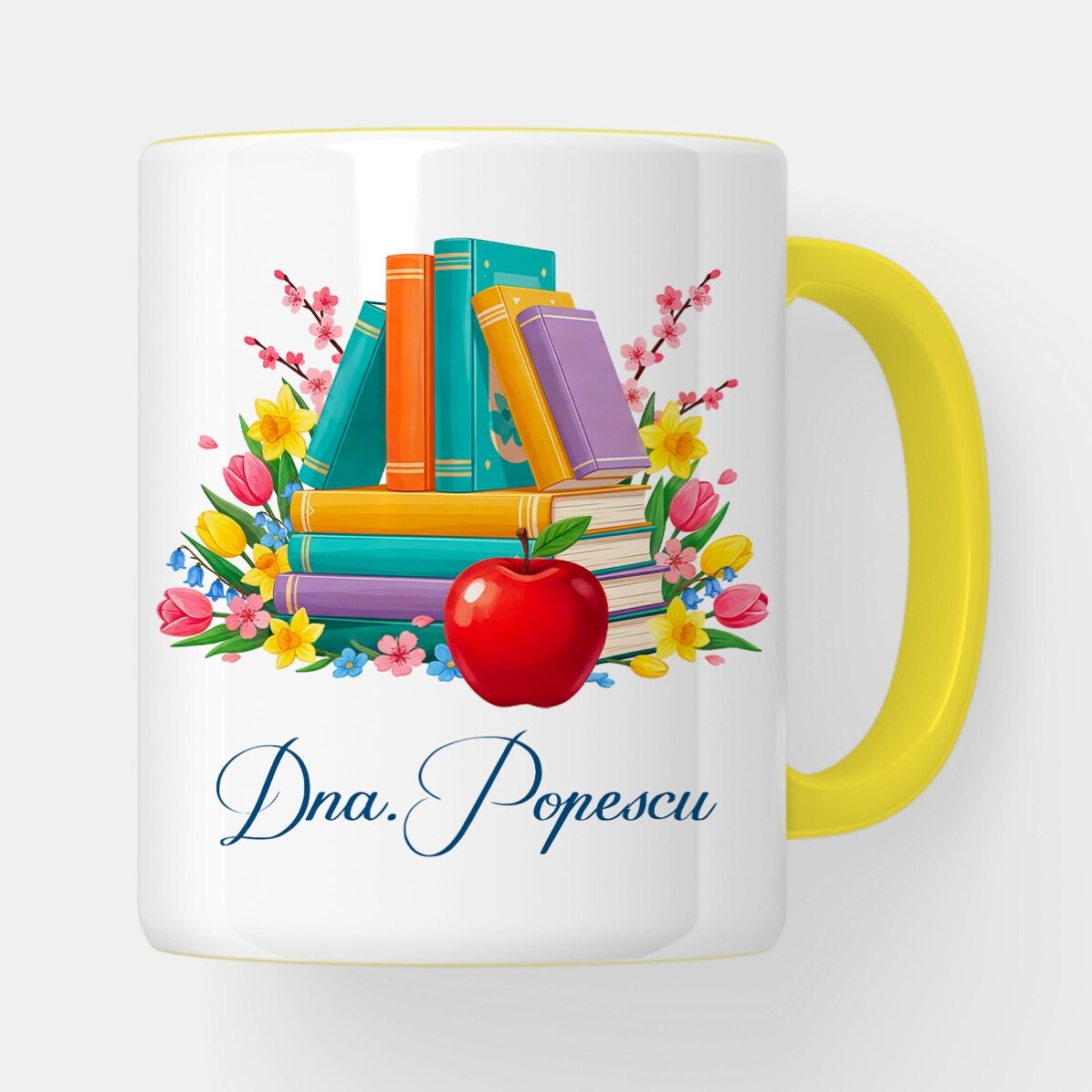 Ajándékkészlet tanároknak – Könyvek és virágok