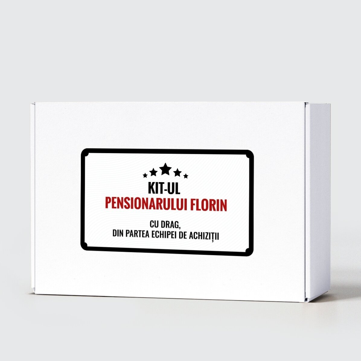 Személyre szabott ajándékkészlet – A legenda visszavonult