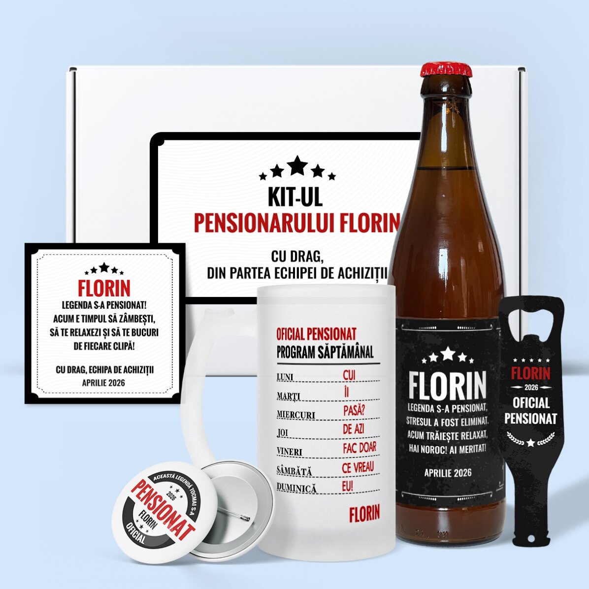 Személyre szabott ajándékkészlet – A legenda visszavonult