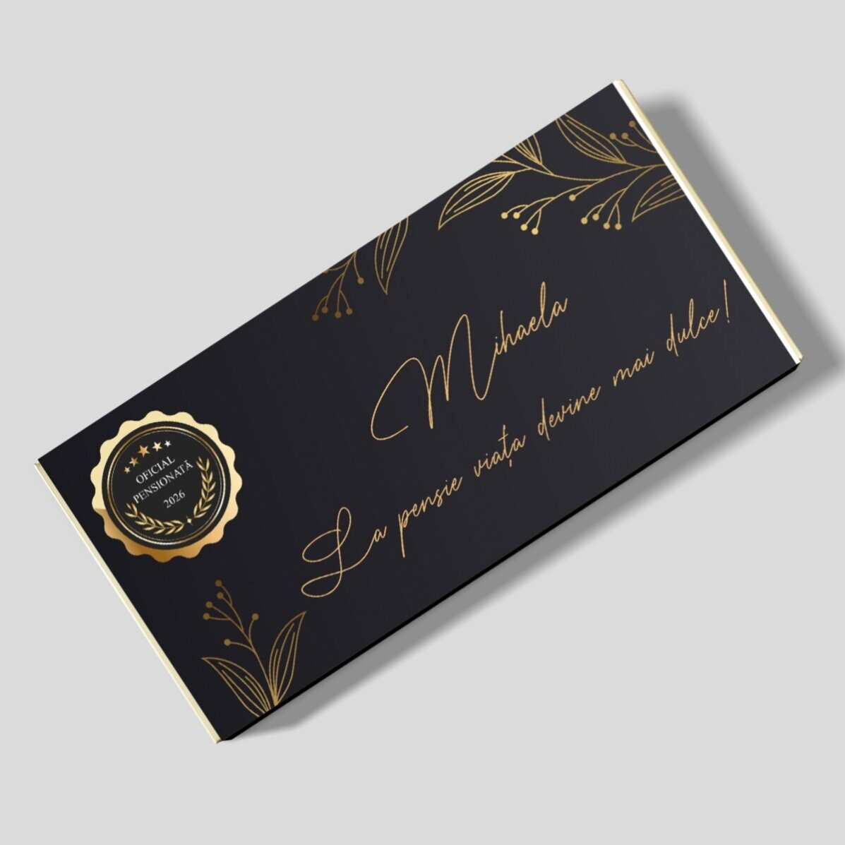 Személyre szabott ajándékkészlet nyugdíjazás alkalmából