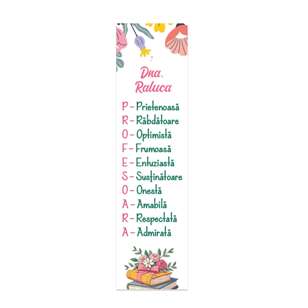 Set cadou personalizat pentru profesoară de 1 și 8 Martie