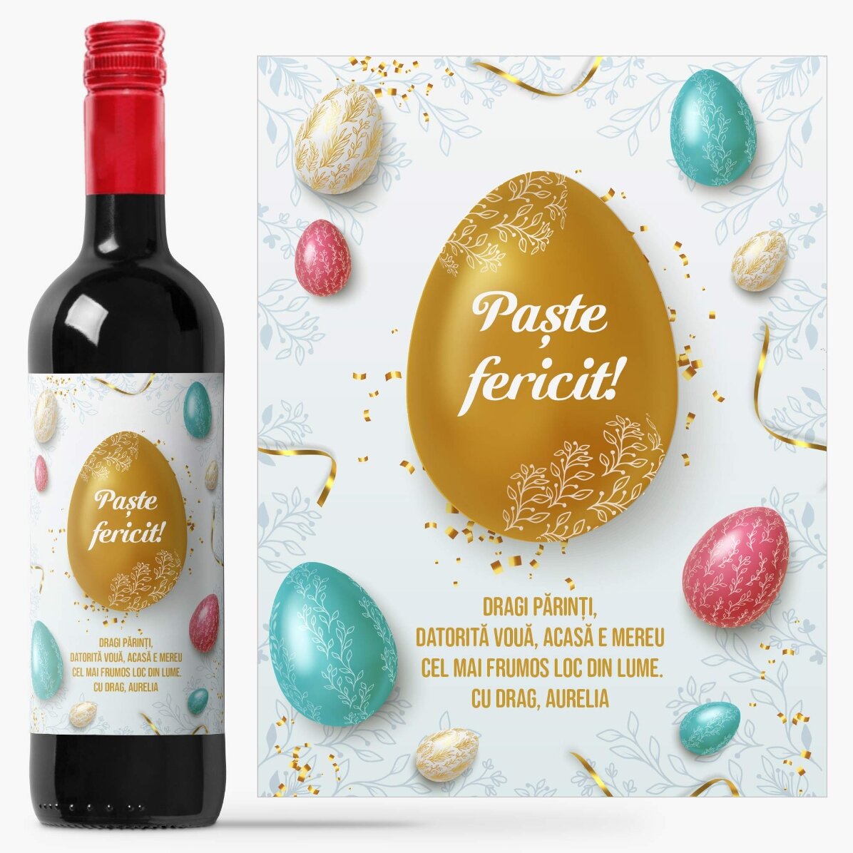 Személyre szabott ajándékkészlet – Húsvét otthon