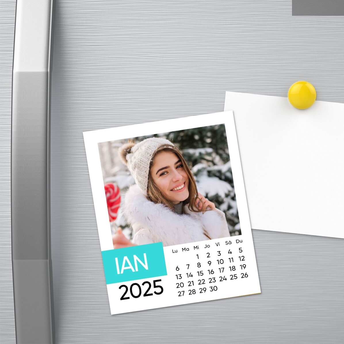 Set 12 magneți format polaroid 10x12cm - Calendar