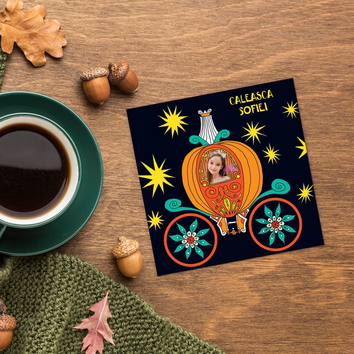 Set magnet 10x10 personalizat și cartea Cum am devenit pantof regal