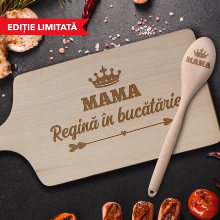 Set cadou tocător și lingură pentru Mama