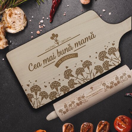 Set personalizat - tocător și sucitor - Lovely dandelion