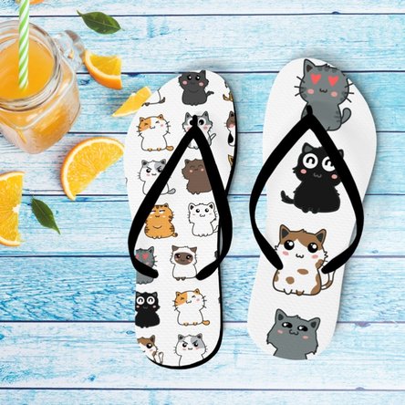 Șlapi pentru copii Cats