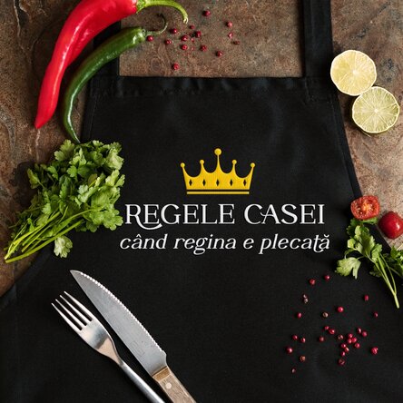 Șorț brodat - Regele Casei