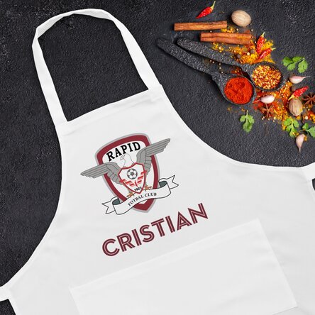 Șorț FC Rapid personalizat cu nume