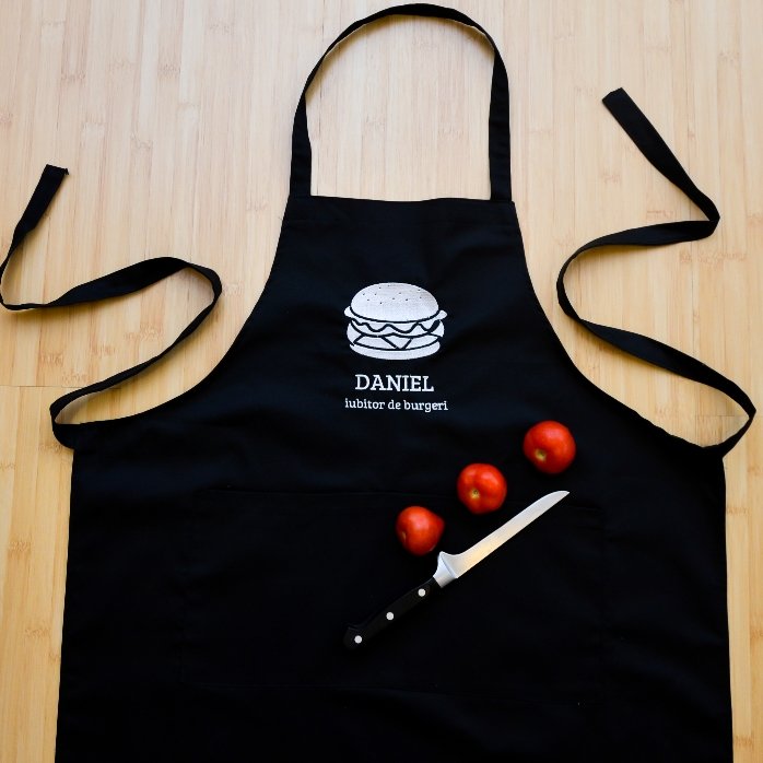 Șorț personalizat - Iubitor de burgeri