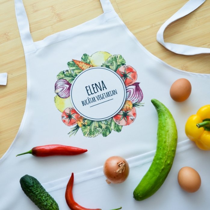 Șorț personalizat - Bucătar vegetarian