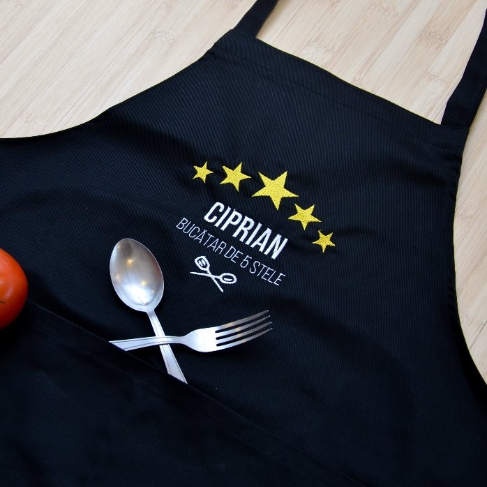 Șorț personalizat - Chef de 5 stele