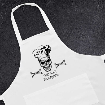 Șorț personalizat cu text - Bone Appetit!