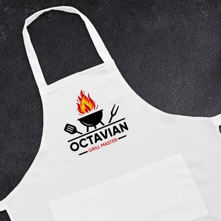 Șorț personalizat cu text - Grill Master