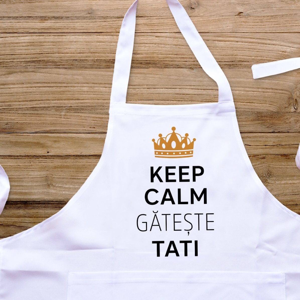 Șorț personalizat cu text - Keep calm