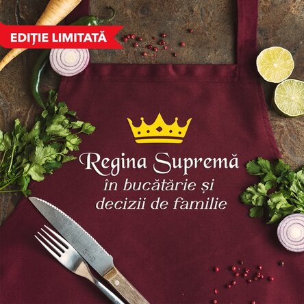 Șorț brodat  - Regina Supremă