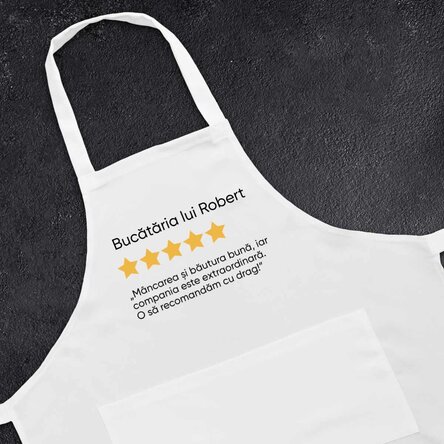 Șorț personalizat cu text - Review