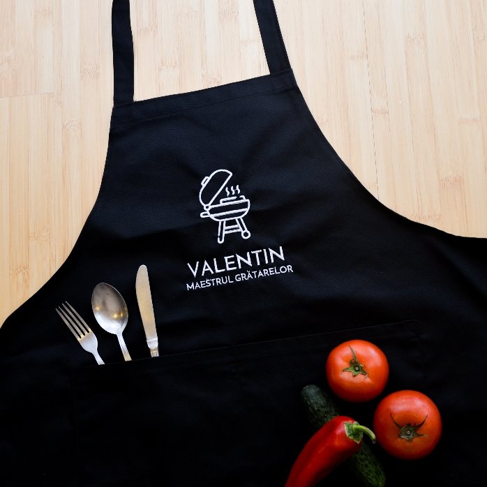 Șorț personalizat - Maestrul grătarelor