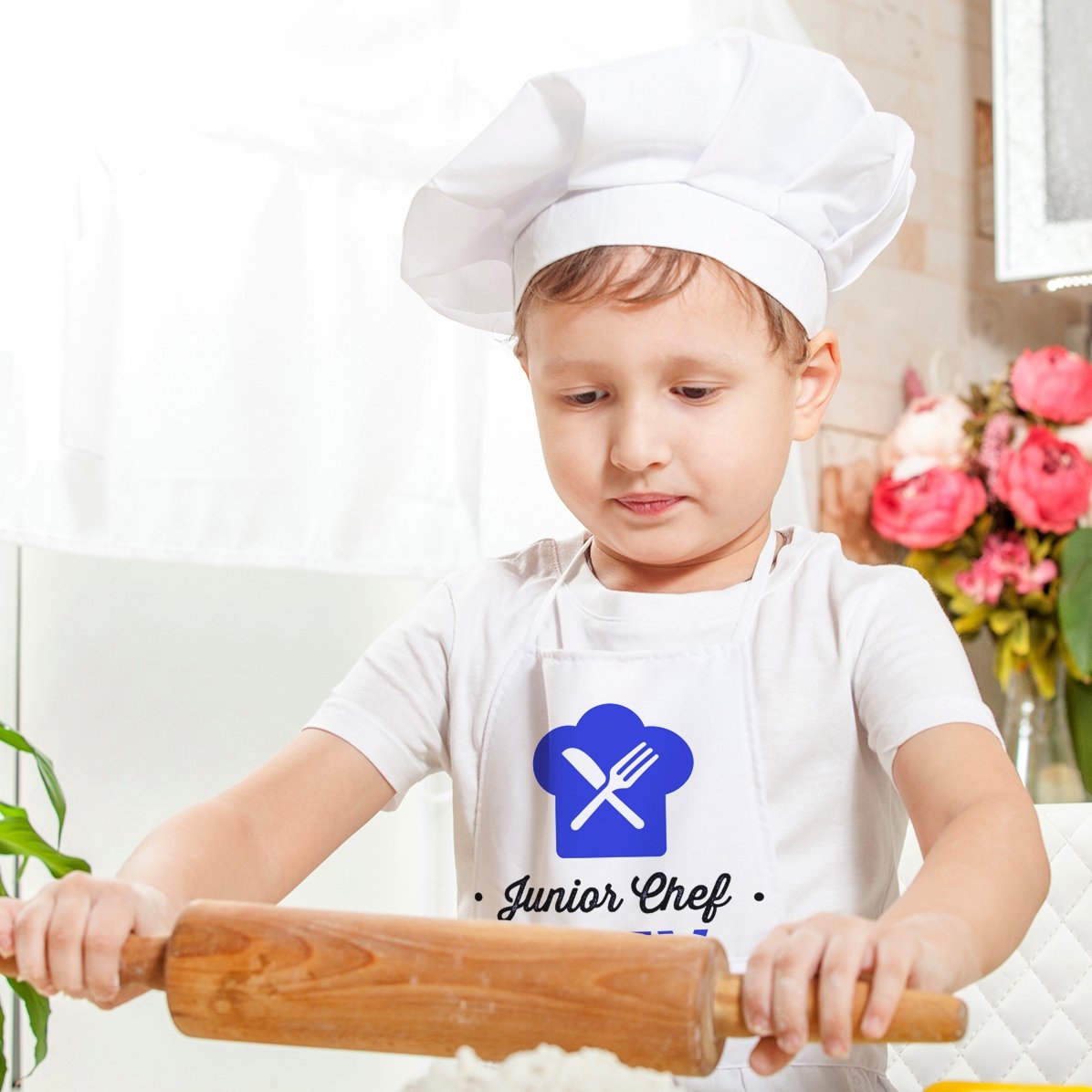 Șorț personalizat pentru copii cu text - Maestru în devenire