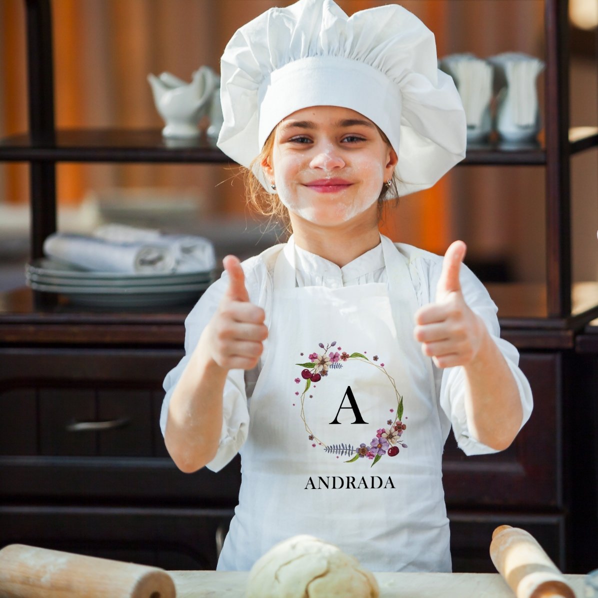 Șorț personalizat pentru copii cu text - Nume