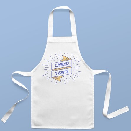 Șorț personalizat pentru copii cu text - Superchef