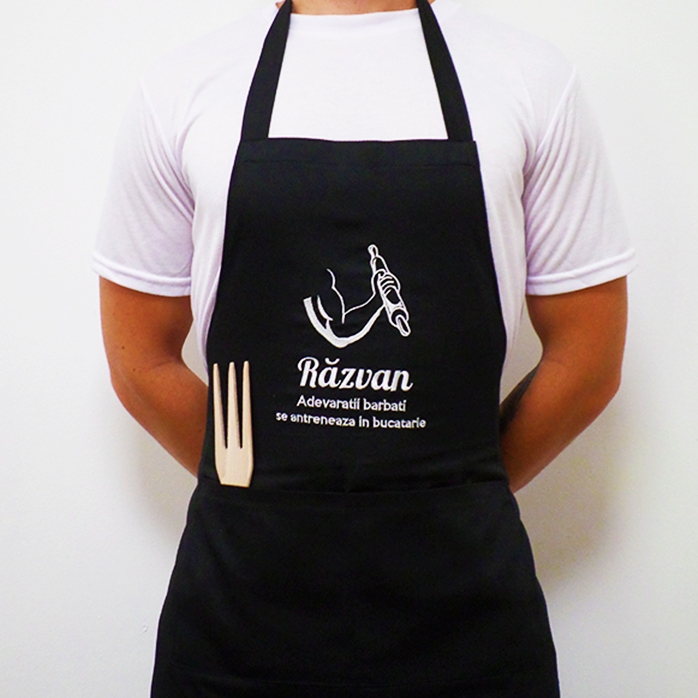 Șorț personalizat cu text - Sport în bucătărie