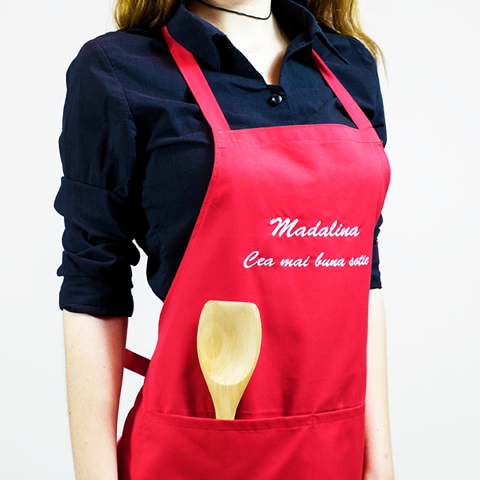 Șorț personalizat cu text