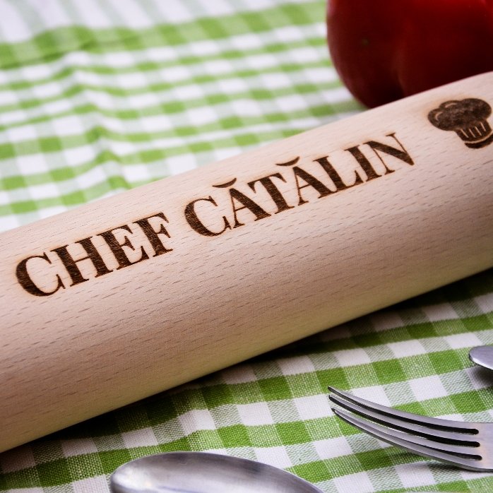 Sucitor de lemn personalizat - Chef