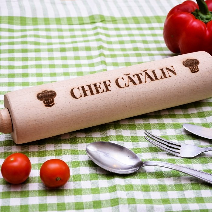 Sucitor de lemn personalizat - Chef