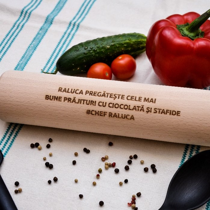 Sucitor de lemn personalizat cu mesaj