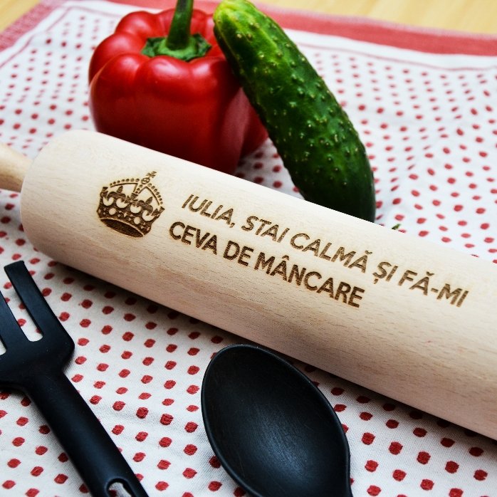 Sucitor de lemn personalizat - Keep Calm