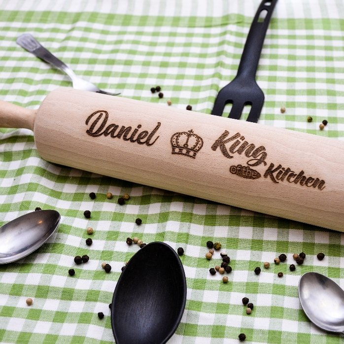 Sucitor de lemn personalizat - King of the Kitchen